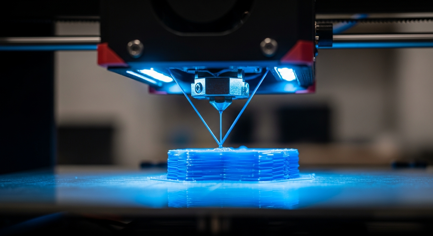 Professionele 3D printer in actie bij 3DprintZaanstad