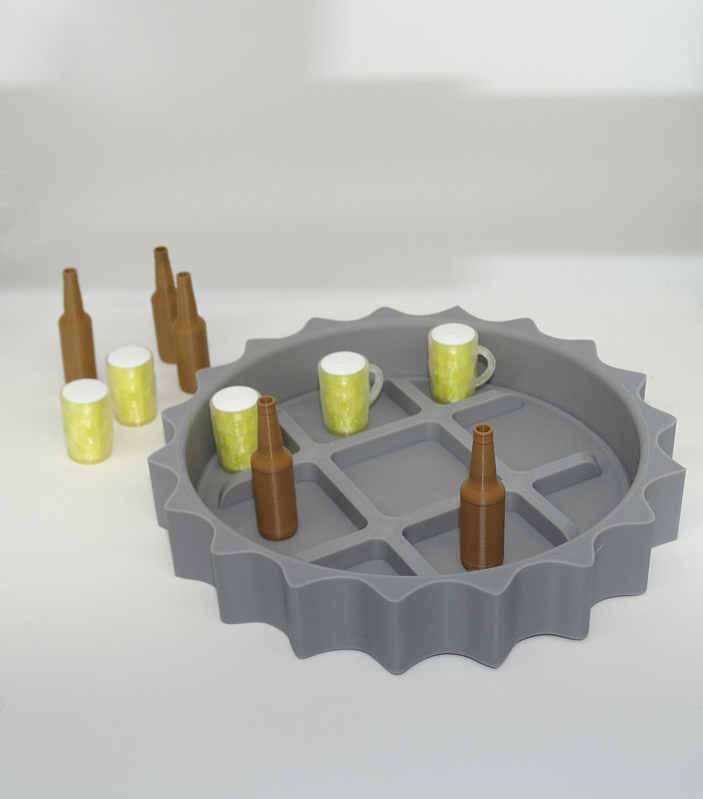 Boter-Kaas-en-Eieren Drinkspel – Bierdop Stijl (Uniek Cadeau)