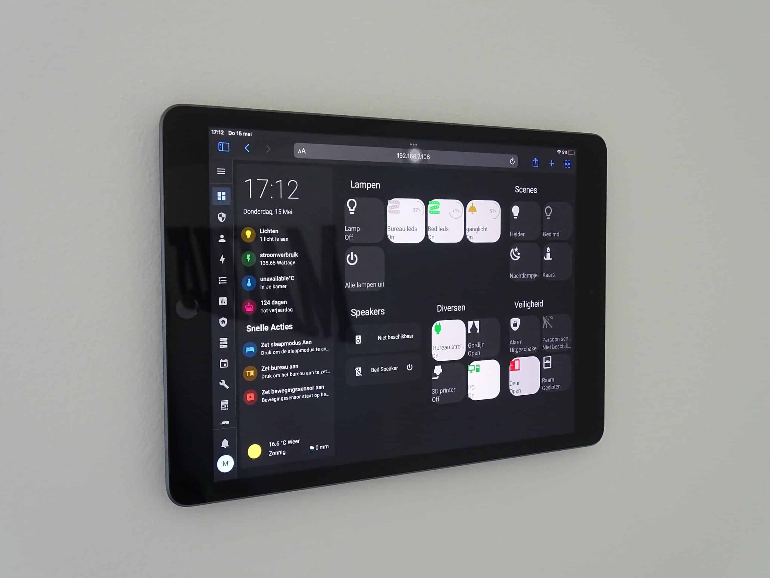 Invisible Tablet Wall Mount – Onzichtbare Tablet Houder voor Wandmontage (Universeel)