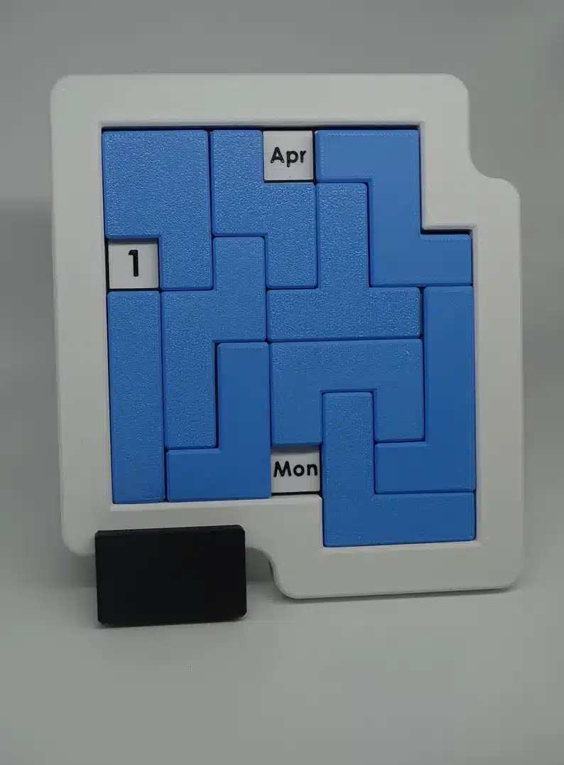Dagelijkse Kalender Puzzel – Eeuwigdurende Bureau Kalender (Brain Teaser)
