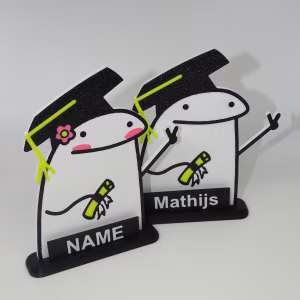 Flork Graduation Beeldje met Naam